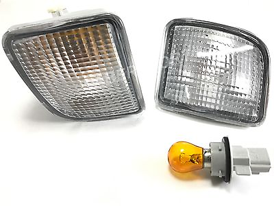 #ad Pair Front Clear Signal Bumper Lights for 98 00 Toyota Tacoma 4WD PreRunner $32.00