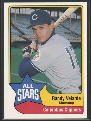 #ad Randy Velarde 1989 Triple A All Stars CMC #19 Columbus Clippers New York Yankees $2.99