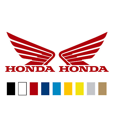 #ad 2x Custom Wings Decal Vinyl Sticker for Honda Racing Cars ATVs MX Truck $6.23