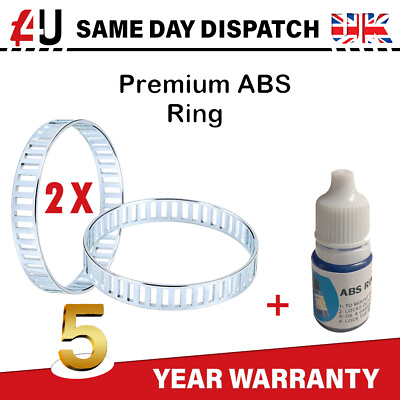 #ad 2X Volkswagen Sharan 1995 2010 Rear ABS Ring Reluctor Retainer GBP 16.89