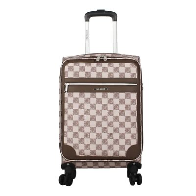 #ad Designer Luggage Collection Lightweight Softside Expandable Suitcase for Me... $153.62