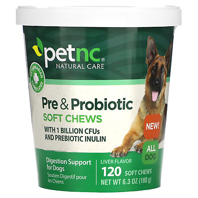 #ad Pre amp; Probiotic Soft Chews All Dogs Liver 120 Soft Chews 6.3 oz 180 g $14.58