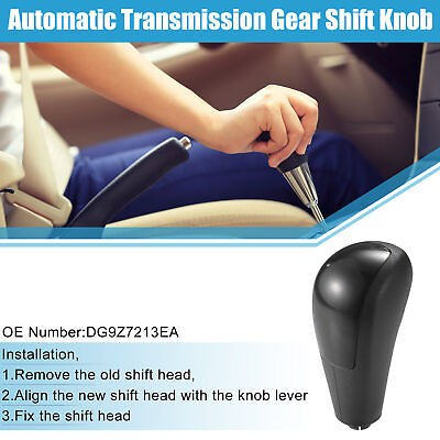 #ad Vehicle Automatic Transmission Shift Knob for Ford Focus 2005 2012 ABS Black $22.99