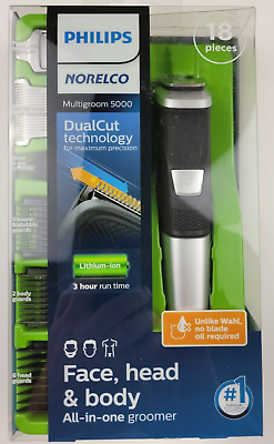 #ad Philips Norelco Multigroomer All in One Trimmer Series 5000 18 Piece $21.40