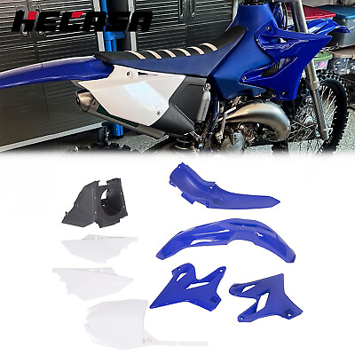 #ad HECASA Restyle Plastic Kit Set 2018 Style Blue For Yamaha YZ125 YZ250 2002 2014 $89.00
