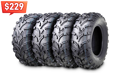 #ad WANDA ATV Tires 25x8 12 25x8x12 Front 25x10 12 25x10x12 Rear 6PR Mud Tires 4PC $254.89