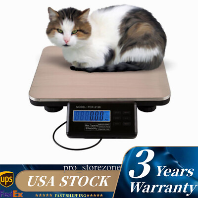 #ad LCD AC Digital Floor Bench Scale Postal Platform Shipping 300kg 660LBS Weight $35.15