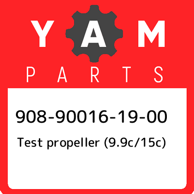 #ad 908 90016 19 00 Yamaha Test propeller 9.9c 15c 908900161900 New Genuine OEM P $565.84