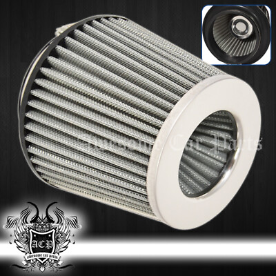 #ad For Honda 2.5quot; Air Filter Automobile Replacement Intake Washable Unit Polished $16.99