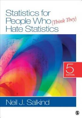 #ad Statistics for People Who Think They Hate Statistics Salkind Statisti GOOD $8.11