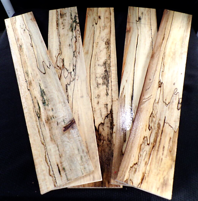 #ad Spalted Sycamore Craft Wood 24quot; x 4quot; x 1 4quot; Thick Aged Curated 5pcs. $15.32