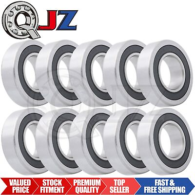 #ad 10 pk S1641 2RS Stainless Deep Groove Ball Bearing 1quot; ID x 2quot; OD x 0.5625quot; W $188.83