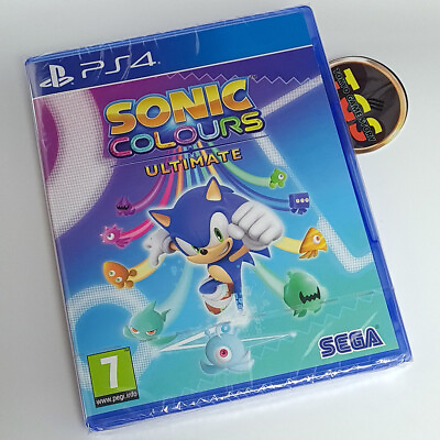 #ad Sonic Colours: ULTIMATE PS4 FR Brand New Game In EN FR DE ES IT JP SEGA $31.87