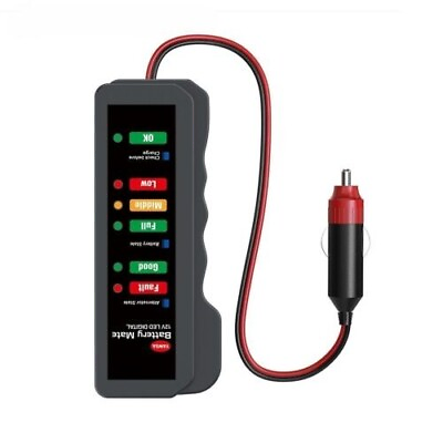 #ad Mini 12V Car Battery Tester Auto Check Cigarette Lighter Diagnostic Tool $5.99