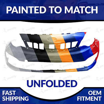 #ad NEW Painted To Match 2016 2017 Kia Rio Sedan Unfolded Front Bumper $353.99