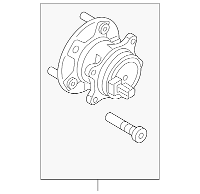 #ad 2012 2018 Ford Focus Hub Bearing Assembly Rear $172.34