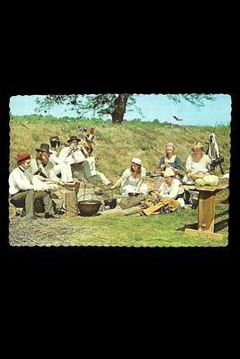 #ad Vintage Postcard Fort Meigs Showing Soldiers And Laundresses Ohio Unposted $9.99