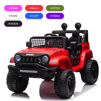 #ad #ad 12V Kids Ride On Electric Car for Kids Power Wheels ATV Truck Car 3 8 Years Old $144.49