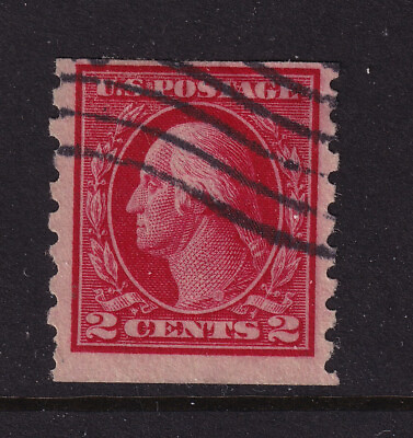 1912 Sc 413 early coil issue used single perf 8½ vertical CV $50 32 $32.50