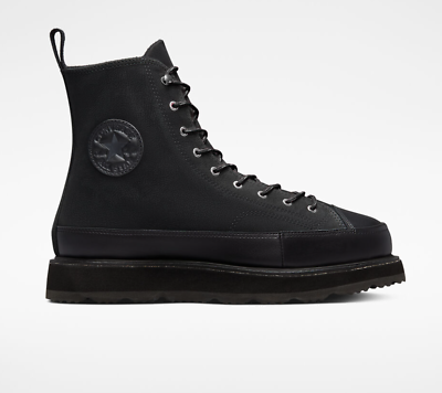 NEW CONVERSE Chuck Taylor Crafted Leather Terrain Boots Shoes 173213C Black $149.99
