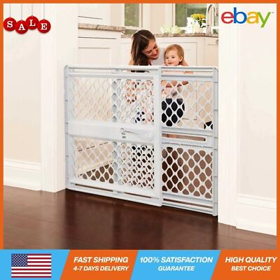 #ad 26 42quot;W Supergate Baby Safety Gate Walk Thru Pet Fence In Outdoor Security Door $22.98