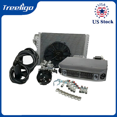 #ad 12V Universal Cooling Underdash Air Conditioning Conditioner A C Kit Auto Car $499.99