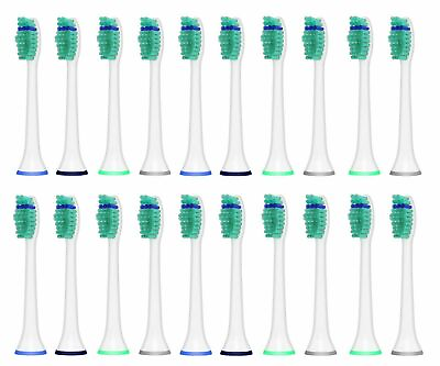 20Pcs Toothbrush Heads Compitable w Philips Sonicare Brush Heads HX6014 $10.99