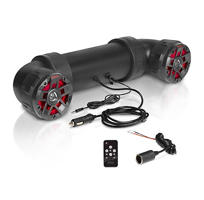 #ad BOSS Audio Systems UTV4BRGB ATV Weatherproof Bluetooth Amplified 4” Speakers $96.99