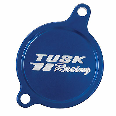 #ad Tusk Aluminum Oil Filter Cover Blue For KAWASAKI KFX 450R 2008 2014 $29.36