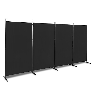 #ad 4 Panel Room Divider Folding Privacy Portable Partition Screen for Home Office $45.79
