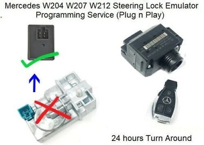 #ad Mercedes Benz Steering Lock ESL ELV Emulator Programming W204 W207 W212 $199.00