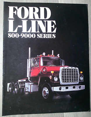 #ad 1983 FORD L Line 800 9000 SeriesTruck Dealer Sales Brochure Original C $21.95