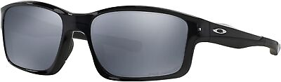 Oakley OO9247 0957 Chainlink Polarized Sunglasses Black Ink Black Iridium Lens $61.49