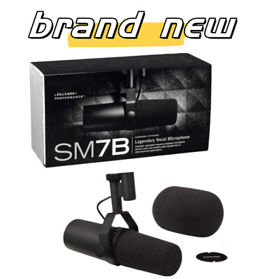 #ad New SM7B Vocal Broadcast Microphone Cardioid shure Dynamic US Free Shipping $175.00