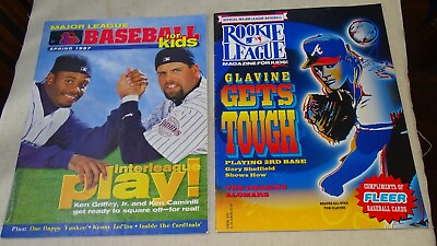 #ad KEN GRIFFEY Baseball for Kids Spring 1997 amp; Rookie League Magazine for Kids 1993 $27.00