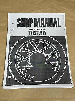 #ad 3 Hole Punch Service Shop Repair Manual 69 78 Honda CB750 CB750K CB750F SOHC $50.39