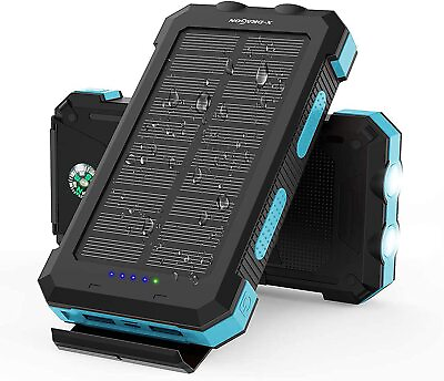 500000mAh Portable Waterproof Solar Power Bank USB Battery Charger Travel Use $33.99