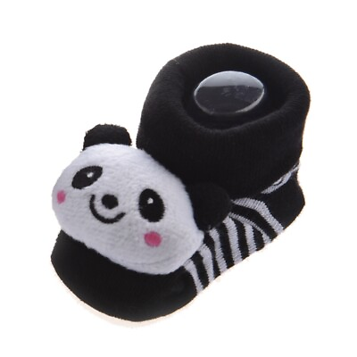 #ad 2X Panda Irresistibly Cute Baby Girl 3D Bootie Socks Non Slip 0 123007 AU $13.74