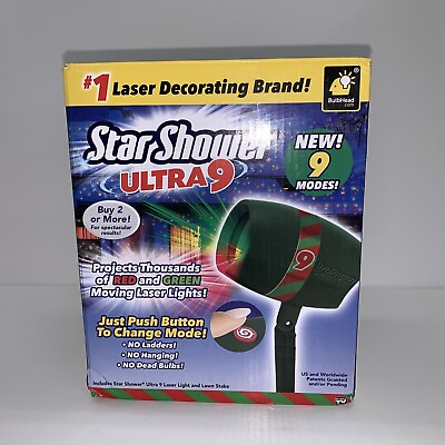 #ad Star Shower Ultra 9 String Laser Light $24.99