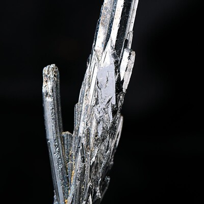 #ad 275Ct Top Class Bright Stibnite Crystal Cluster Mineral Samples Hunan China $199.00