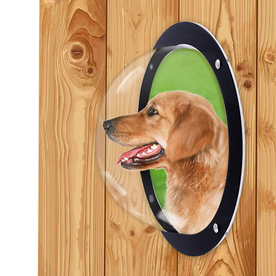 #ad Dog Fence Window 9.5 Inches Dome Peek Bubble Window for Fence Playground Window $22.80