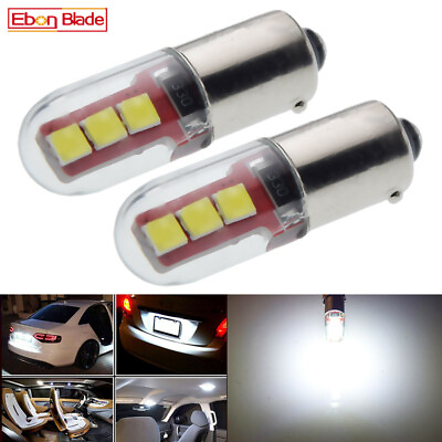 #ad 2Pcs LED BAX9S H6W 3030 Car Interior Reverse Side Marker Light Globe Bulb 12V DC AU $5.17