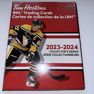 #ad 2023 24 UD UPPER DECK TIM HORTONS Hockey EMPTY BINDER ONLY limited edition ALBUM C $26.99