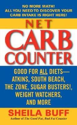 #ad Net Carb Counter Mass Market Paperback By Buff Sheila GOOD $4.23