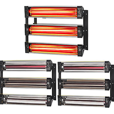 #ad 3000W 3pcs Infrared Paint Curing Lamp Heater Heating Light Spray Booth Filter $263.19