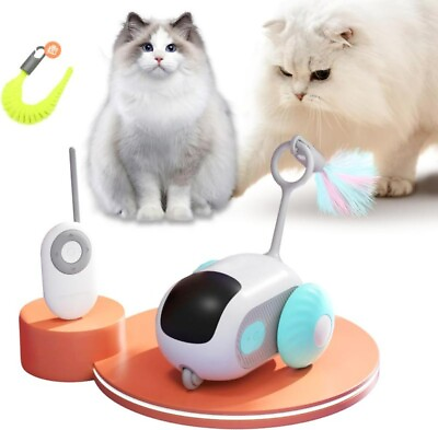 #ad #ad Interactive Smart Toy Car for Indoor Cats USB Rechargeable Pet Toy $13.85