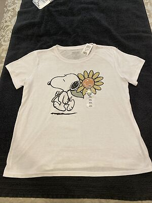 #ad KOHLS Peanuts Snoopy Graphic Tee Size 2X NWT $8.00