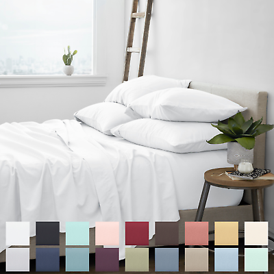Kaycie Gray Basics 6PC Sheets Set Ultra Soft Hypoallergenic 19 Different Colors $24.99