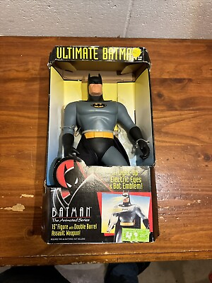 #ad Ultimate Batman 15quot; Figure with Light Up Electric Eyes Kenner 1994 NEW $84.99