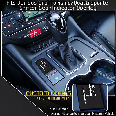 #ad For Maserati Granturismo Quattroporte Shifter Gear Position Indicator Flat Matte $18.20